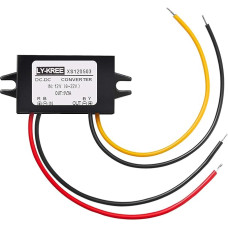 iwobi 12 V auf 5 V Konverter, DC-DC Step-Down-Adapter, IP68 wasserdicht für Auto, 3 A Auto-Stromwandler, Spannungswandler, Regler reduziert Spannungswandler