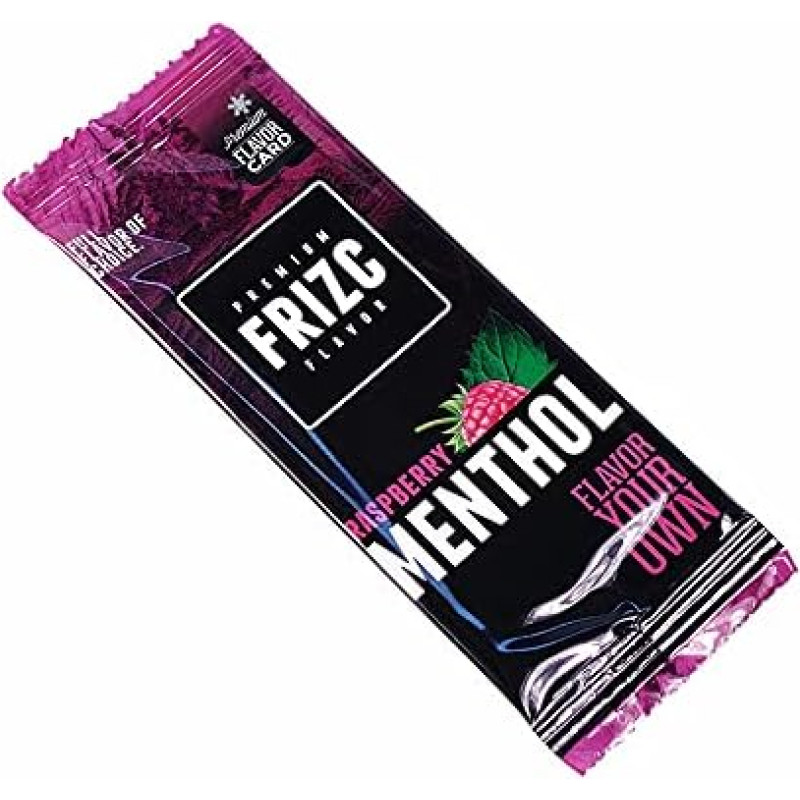FRIZC Raspberry Menthol Flavour Cards - 25 Cards Per Box 10 Cards