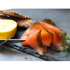 Gravy Salmon Premium Superior 900 g | Hand Filleted | Pre-Cut | Chilled Shipping | Premium Quality in Slices |