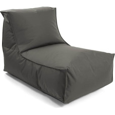 mokebo® The Sundowner Lauko pupų maišas vaikams ir suaugusiesiems su EPS karoliukų užpildu, atpalaiduojantis gulėjimo gultas, gulėjimo pagalvėlė, grindų pagalvėlė balkonui ir sodui, antracito spalvos, atsparus vandeniui