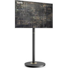 FITUEYES Design TV Stand Rollable for 32-65 Inch TV Mobile TV Stand Height Adjustable Modern Minimalist TV Stand for Home Office Home