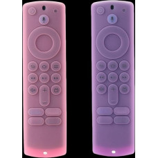 [2 Stück] Vollschutz Silikon-Fernbedienungsabdeckung Ersatz für Smart HD Streaming 3nd Gen. / 4K Fernbedienung, rutschfest, waschbar, Schutzhülle mit Umhängeband