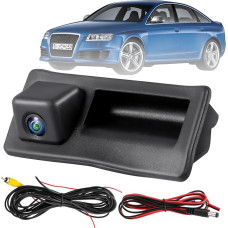 GEARLEADER HD 720P Rückfahrkamera, Rückfahrkamera, passend für Audi A4L, A5, A3, Q3, Q5, RS6, passend für VW Passat Tiguan Jetta Sharan Touareg Lavida Skoda