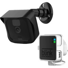 Blink Camera Mount, Plastic Cover/Bracket with Blink Sync Module, Socket, Wall Mount for Blink Outdoor/Indoor Cameras Security System (Blink 1+1)