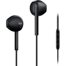 TONEMAC ausinės į ausis, T5M stereofoninės ausinės su kabeliu ir mikrofonu, triukšmą izoliuojančios ausinės, aukščiausios kokybės HiFi garsas, idealiai tinka išmaniajam mobiliajam telefonui, kompiuteriui, planšetiniam kompiuteriui, MP3, MP4 ir kt.