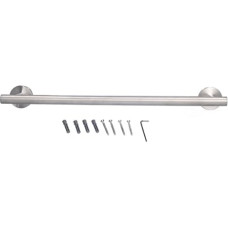 Nerūdijančio plieno rankšluosčių bėgis 304 Rankšluosčių bėgis vonios kambariui, virtuvei, skalbyklai 45 cm rankomis šukuotas sieninis rankšluosčių bėgis su varžtais idealiai tinka drėgnai aplinkai
