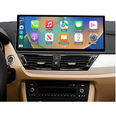 Ninetom Autoradio 12,3Zoll-Touchscreen mit kabellosem Carplay und Android Auto für 2009-2015 BMW X1-Serie E84 ohne OEM-Bildschirm, unterstützt Mirrorlink, Musik, Navigation