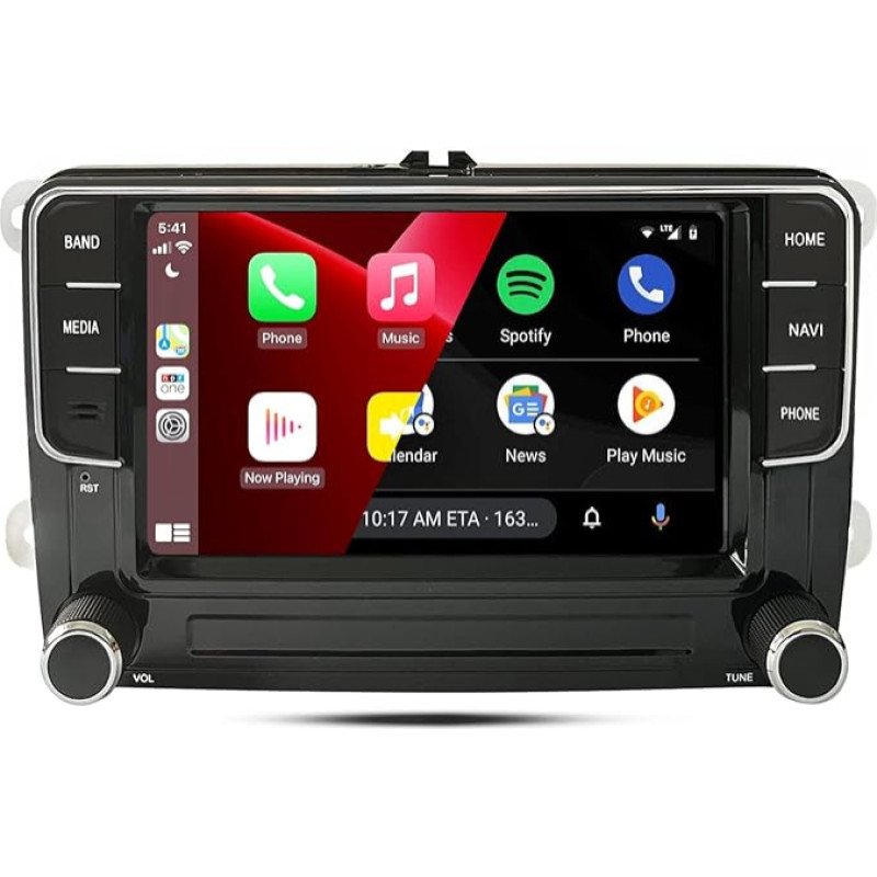 SCUMAXCON 7 colių 8 branduolių išplėstinis DSP belaidis CarPlay Android automobilinis radijas Android13 4+64G IPS 4G LTE/5G WiFi GPS Bluetooth USB OPS RDS RVC VW Golf 5 6 Passat Polo Caddy