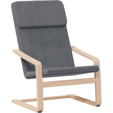 vidaXL Recliner Chair, TV Chair with Footstool, Recliner Chair for Living Room, Relaxing Chair, Upholstered Chair, TV Chair, Dark Grey Fabric