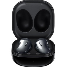 Samsung Galaxy Buds Live, Wireless Bluetooth Headphones with Noise Cancelling (ANC), Long-Lasting Battery, Sound by AKG, Comfortable Fit, Black (German Version)