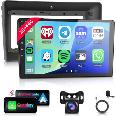 2G + 64G Wireless Carplay Android 13 Car Radio 2 DIN for Opel Zafira/Antara/Astra 2006-20109 Inch Car Radio with Android Car Navigation GPS WiFi Mirror Link Bluetooth FM/RDS/EQ/DAB/OBD/DVR/SWC