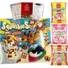 Swizzels Advent Calendar 2024 and Christmas Activity Card - 24 Bags Swizzel Sweets - Food Advent Calendar 2024, Children's Advent Calendar, Christmas Advent Calendar 2024 for Men Women