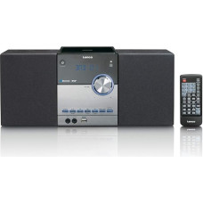 Lenco kompakte Stereoanlage MC-150 mit DAB+, FM Radio, CD/MP3-Player, Bluetooth und USB, Fernbedienung, 2 x 10W schwarz