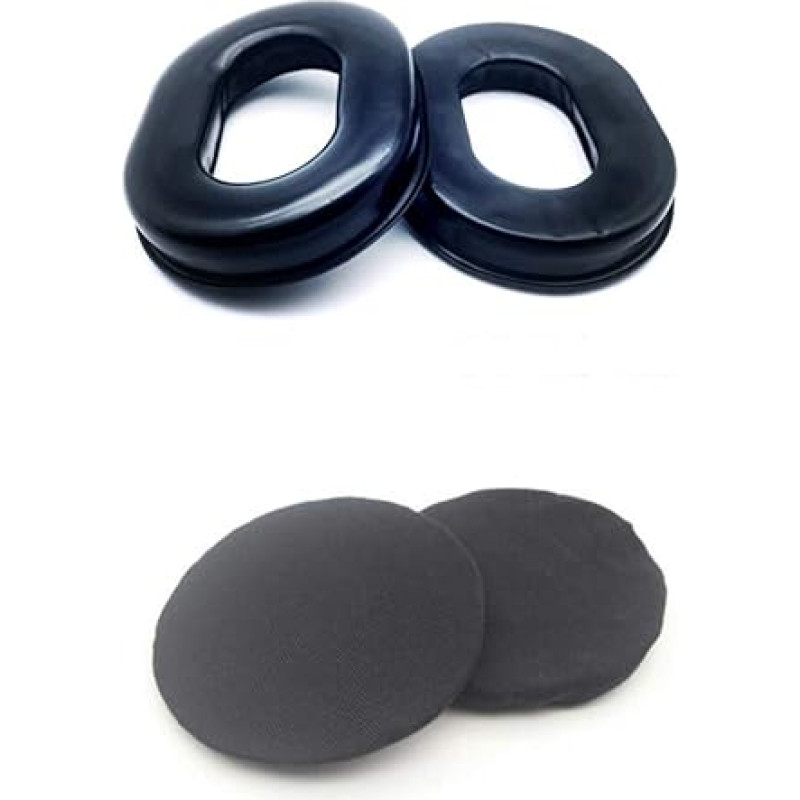 LINHUIPAD Replacement Gel Ear Pads for David Clark H10 Series Aviation Headset Replacement Ear Cups Compatible with Rugged, Avcomm, Faro, ASA Telex 25xt Pilot Headphones