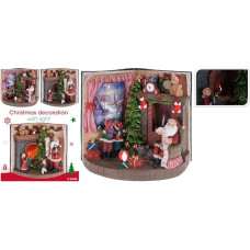 Christmas Decoration for Home 24 cm in Assorted Colors: Add a festive flair to your home with this beautiful piece that lights up family moments and memorable