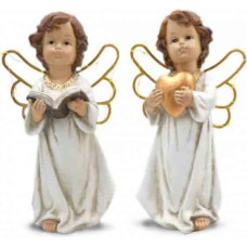 1 Resin Angel 20 cm Assorted and Random 720191 Christmas Decoration Decoration House Display Case Christmas Shop Xmas Cherubino