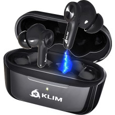 Klim Pods – Bluetooth Headphones in Ear, High Sound Quality, Excellent Insulation, Easy and Quick Coupling, Long-Lasting Battery 30 hours with TWS-Sport Headphones