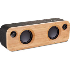 House of Marley Get Together Mini - tragbare Bluetooth Box, 2.5'' Subwoofer & 1' Hochtöner, 10 Std. Akkulaufzeit, Aux-In, Laden per USB, Lautsprecher Telefonie für iPhone, iPad, Samsung etc - Black