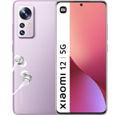 Xiaomi 12 Smartphone + Headphones, 8 + 128 GB Mobile Phone without Contract, 6.28 Inch 120 Hz AMOLED Display, Snapdragon 8 Gen 1, 50 MP Triple Camera in Professional Quality, 4500 mAh, Purple