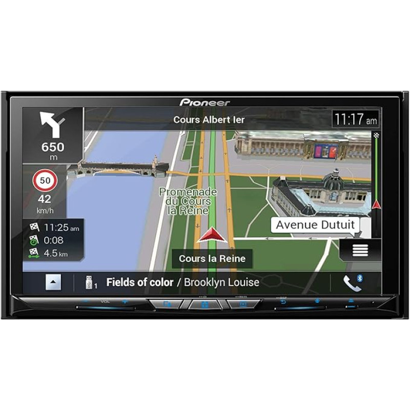 Pioneer AVIC-Z830DAB Media Centre, Navi, Wi-Fi, 7 Inch Touchscreen, Smartphone Connection, Bluetooth, Apple CarPlay, Android Car, Hands-Free Calling, 2 USB, DAB/DAB+, 13-Band Graphics Equaliser