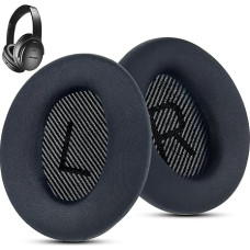 Comfortable Fabric: Wzsipod Ear Pads for Bose QuietComfort 35 / QC35ii Headphones Compatible with QC45, QC25, QC2, QC15 and More Exclusive Replacement Parts S3