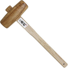 KAKURI Wood Hammer for Woodworking 45mm Oak Japanese Wood Hammer for Chiselling Adjusting Japanese Aircraft Assembly Furniture Made in Japan