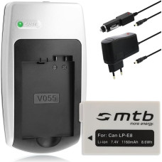 Įkroviklis ir akumuliatorius LP-E8, skirtas 