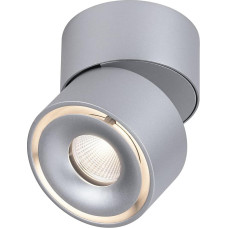 Paulmann Spircle 93375 LED Recessed Ceiling Light 78 mm Including 1 x 8.0 W Warm White Chrome Matt Surface-Mounted Light Aluminium Ceiling Light 3000 K