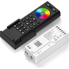 FCOB 2.4G WiFi SPI DR03W RGB LED valdymas RC03RFB RF nuotolinio valdymo rinkinys Palaiko Tuya App Smart Life Alexa Google Home WS2811 WS2812B WS2813 WS2815 ir kt. COB SMD adresuojamas RGB LED juosta