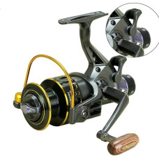 Žvejybos ritės Dvigubas stabdys Žvejybos ritė Super Stiprus karpių žvejybos Feeder Spining Reel Spining Wheel Spining Wheel tipas Žvejybos ratas pakrantės valtis uolos gėlo vandens sūrus vanduo (Spool talpa: 3000 serija)