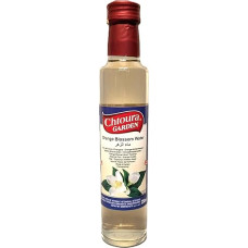 Oriental Orange Blossom Water 250 ml Glass Bottle - Ideal for Baking and Cooking - Flower Water for Flavouring Sweet Foods, Baked Goods and Drinks + Ben's Garden Notepad Set