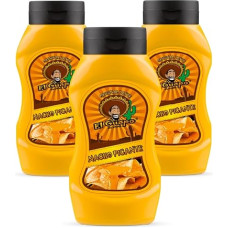 El Guapo Nacho Picant 3 x 435 g - New and Improved Nacho Sauce - Cheese Taste - Creamy and Spicy Nacho Cheese Sauce Perfect for Any Occasion or Mexican Dish - Dip, Sauce or Topping