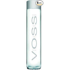 Voss Artesian Still Glacier Water in Glass Bottle 6 x 0.8 Litres