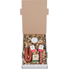 Leffis Sausage Package Mini Awl Sausage from North Hesse | Sausage Basket with Awl Sausage Gift Box Men | Ideas for Gift Basket Gift Basket Men