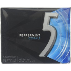 Wrigley's 5 Gum Colbalt 150 Pieces / 10 Packs Each 15 Chewing Gums