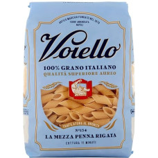 Voiello Makaronai Pusė pieštukų dryžuoti Nr.154 500g 100% itališkų grūdų Bronzinis vielos ištraukiklis