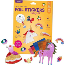 LAOESE Amatų rinkinys Mergaitės folijos lipdukai - kūrybiniai amatai mergaitėms vaikams, menas be purvo, žaislas vaikams nuo 4 metų, dovana mergaitėms 4 5 6 7 8 metų gimtadienio proga