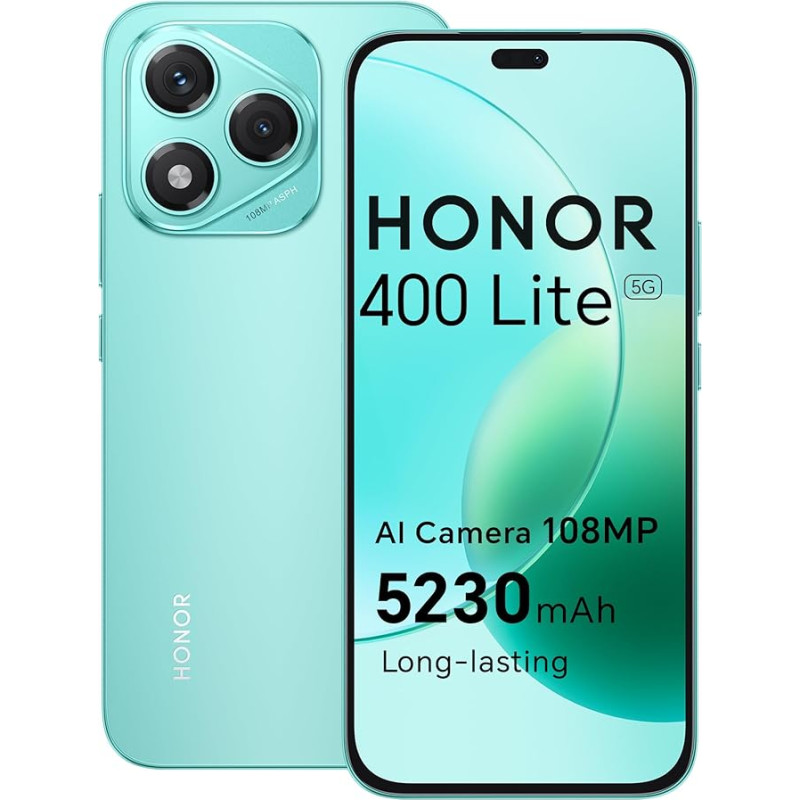 HONOR 400 Lite išmanusis telefonas 5G Dual SIM NFC, 256GB/8GB RAM, 