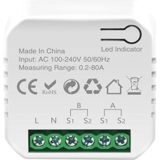 SPORTARC 2 Way Energy Meter, Accurate Power Monitor, Solar Power Tracking, Real-time Data Display, Wide Current Range, Comprehensive Statistics (1 Way Electricity Meter + CT)