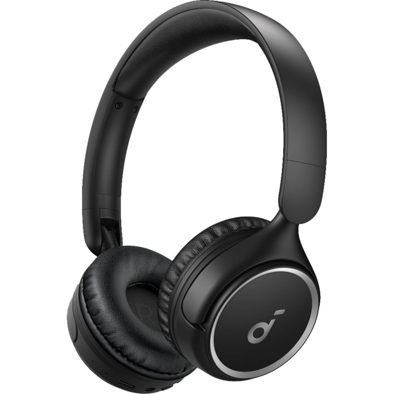 soundcore H30i Wireless On-Ear Headphones, Foldable Design, Pure Bass, 70h Playback, Bluetooth 5.3, Lightweight and Comfortable, App Control, Multipoint Connection