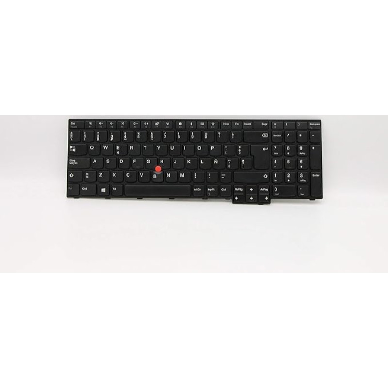 TellusRem Replacement Spanish Keyboard Not Backlit for Lenovo Thinkpad E570 E575 E570C