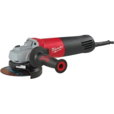 Milwaukee Amoladora 1550 W DIAMETRAS 125 mm FIXTEC, AVS automobilių balansavimo įrenginys, elektrinis, raudonas, sidabrinis, juodas