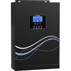 novopal® 3500 W hibridinis inverteris 24 V DC į 220 V/230 V AC Off Grid Pure Sine Wave saulės inverteris su 100 A MPPT įkrovos valdikliu Maksimalus PV 500 V DC Darbas su 24 V švino rūgšties ir ličio akumuliatoriais