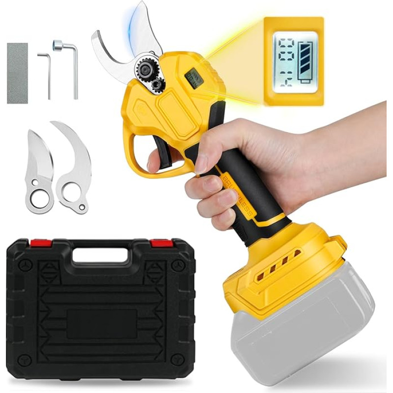 Akumuliatorinės genėjimo žirklės Elektrinės sekatorius belaidis 45 mm, skirtas 