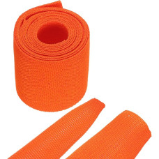 išteklių žemėlapis Geflochtene Kabelhülsen, wärmeschrumpfbarer Stoffschlauch, 4,8 cm, 0,9 m, Orange, 2:1 Verhältnis, Schrumpfschlauch, Kabelschutz für Kabelbaumkabel, Netzwerkkabelschutz, Kabelmanagement