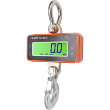 AMEHRU Digitale Kranwaage, 1500 kg, 3000 lb, elektronisch, industrielle Hochleistungs-Hängewaage mit Kontroll-LED-Anzeige, Orange