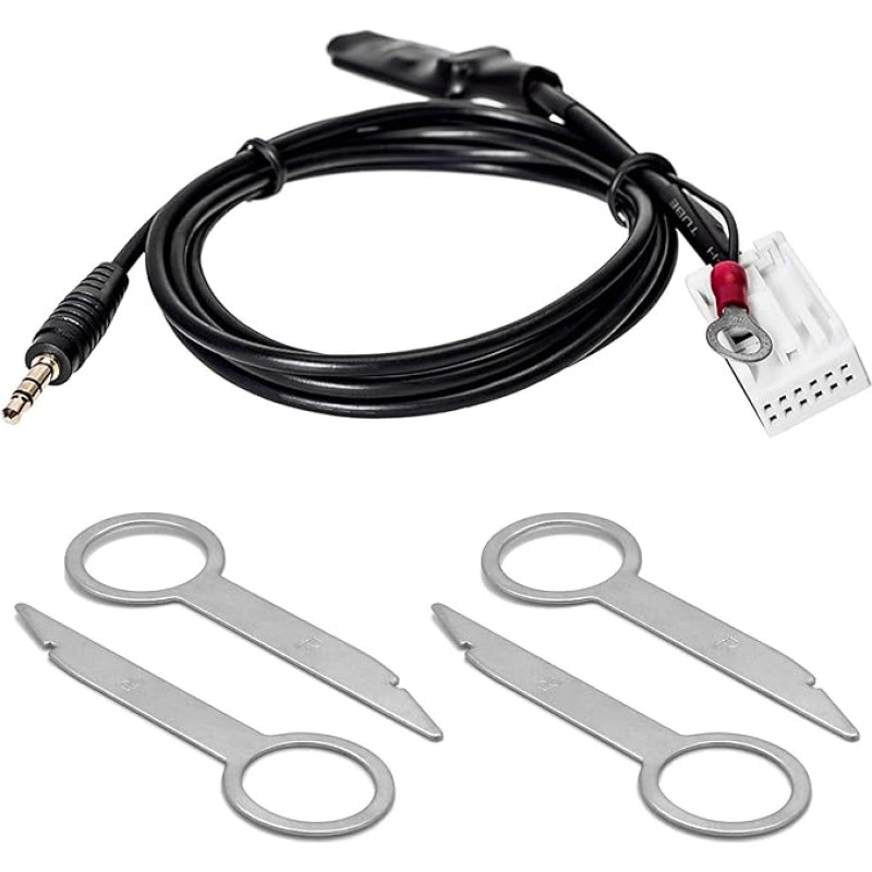 Adapteris-Universe® 5074 Atlaisvinimo svirties rinkinys ir AUX sąsajos adapterio kabelis RCD 200 210 300 310 500
