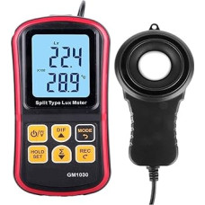 Skaitmeninis liuksmetras Lichtmessrät 200.000 liuksų Fotometras Mini rankinis liuksmetras Šviesos matuoklis GM1030