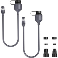 Starlink 0.5m RJ45 Ethernet Adapter for Starlink Gen 3 Starlink Mini 26AWG CAT5E Waterproof Extension Cable RJ45 Female 2000Mbps Data Transfer (2)