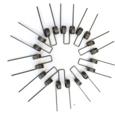 HWWW 5 Stück Doppel-Torsionsfeder 1,0 mm Drahtdurchmesser 11 mm außen D starke Torsionsfeder(10PCS_1.1)
